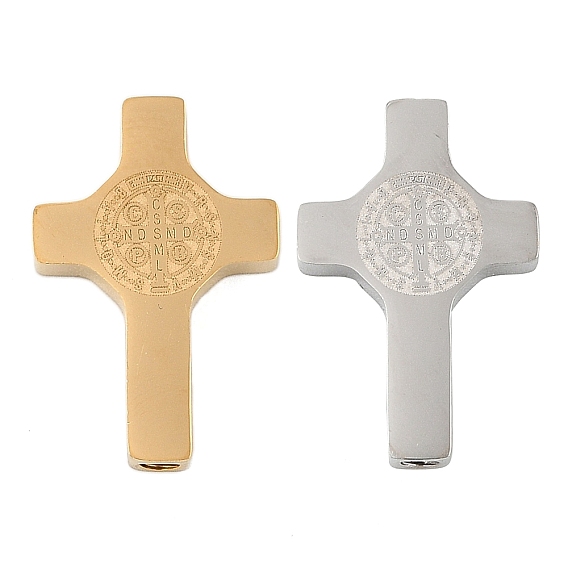 304 из нержавеющей стали бусы, крест с cssml ndsmd крест крестный отец, вакуумное покрытие pvd