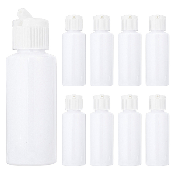 Бутылки из пэт-пластика с откидной крышкой и носиком, для эфирных масел, духи, лосьоны