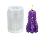 Embossed Pillar DIY Candle Silicone Molds, for Scented Candle Making