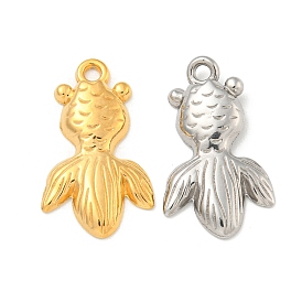 Ионное покрытие (ip) 304 подвески из нержавеющей стали, прелести золотых рыбок