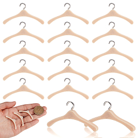 Mini Doll Clothes Hangers, for Dollhouse Furniture Accessories