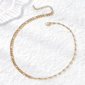 304 Колье из смешанных цепочек из нержавеющей стали