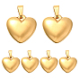10 шт. 304 подвески из нержавеющей стали, шарма сердца