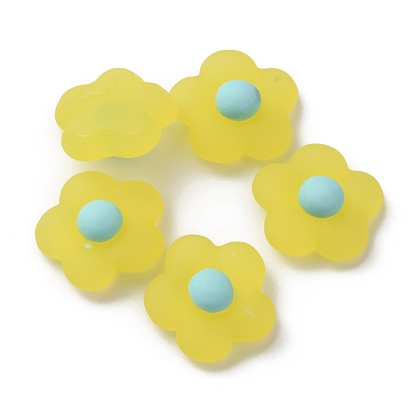 Harz Cabochons, matt, Blume