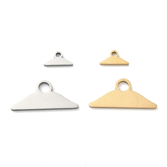 304 подвески из нержавеющей стали, треугольный шарм