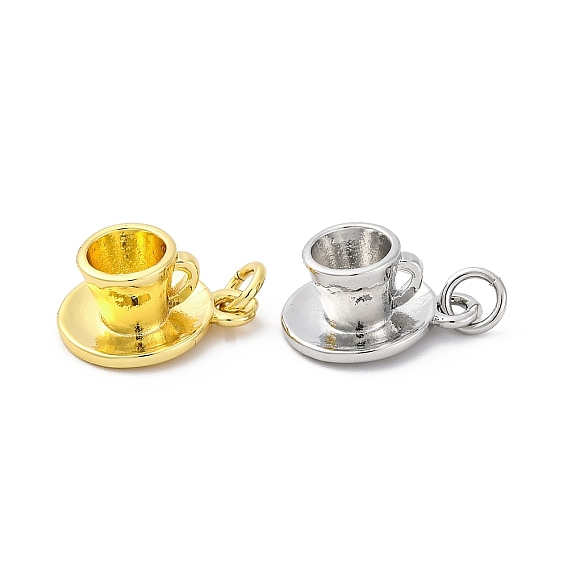 Латунные подвески, чашка прелести, стойки покрытие, прочное покрытие, без кадмия и без свинца, с целью перехода в кольце