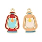 Pendentifs en émail , breloques pour lampe à pétrole, or