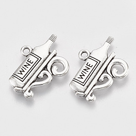 Tibetischer stil Aluminium Anhänger & Charms, Wein