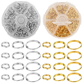 1320шт железные разрезные кольца, кольца с двойной петлей, без свинца, без никеля и без кадмия