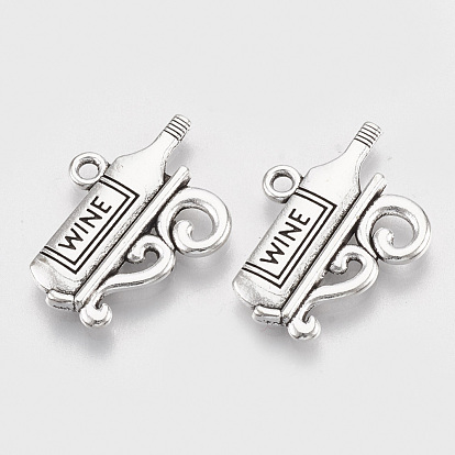 Tibetischer stil Aluminium Anhänger & Charms, Wein