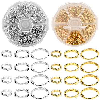 1320шт железные разрезные кольца, кольца с двойной петлей, без свинца, без никеля и без кадмия