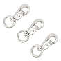 Zinc Alloy Swivel Lobster Claw Clasps, Swivel Snap Hook, Trigger Clips with D Rings, for Linking Dog Leash Collar, Handmade Crafts Project