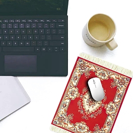 Rubber with Velvet Cloth Mouse Pad, Customization Mouse Pad, Bohemian Element Rectangle