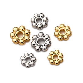 Spacer бисер латунные, без никеля , стойки покрытие, цветок