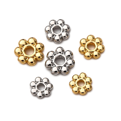 Spacer бисер латунные, без никеля , стойки покрытие, цветок
