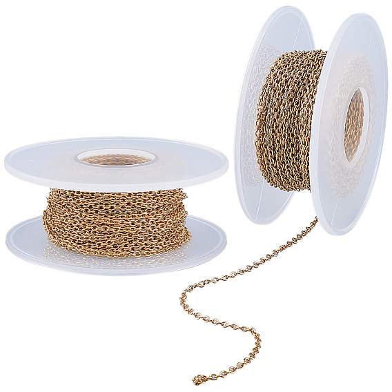 2 ионное покрытие рулонов (IP) 304 цепи из нержавеющей стали, пайки, с катушкой, овальные