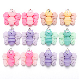 Подвески из смолы, Пчелы, с платиновым шлейфом