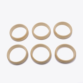 Bracelets en bois naturel non finis, facette, artisanat en bois bricolage