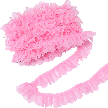 10м плиссированная полиэстеровая лента, для свадебной отделки края воротника платья