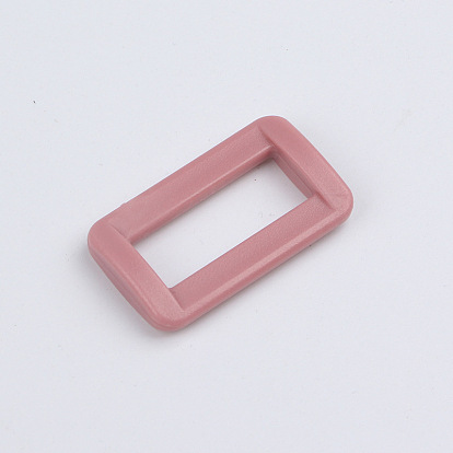 Plastic Rectangle Buckle Ring, Webbing Belts Buckle, for Luggage Belt Craft DIY Accessories