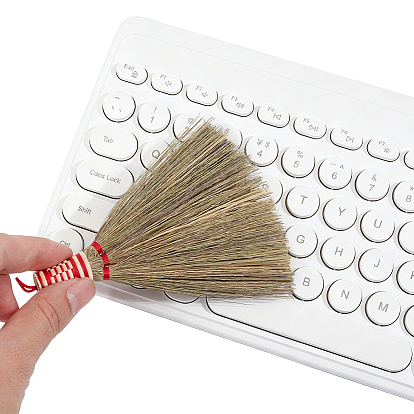 Метла из мискантуса, традиционная ручная метла для дома, уборка кухни и камина