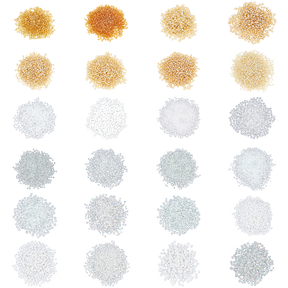 Glass Seed Beads, Round, Mixed Style