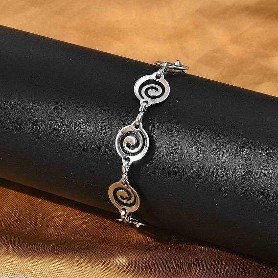 304 браслеты из нержавеющей стали Vortex Link для мужчин и женщин