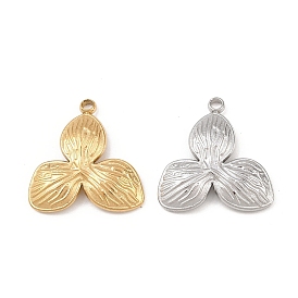 304 подвески из нержавеющей стали, цветок, без кадмия, без никеля и без свинца, ионное покрытие (ip)