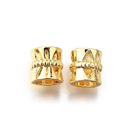 Бусины европейские латунные колонны, бусины с большим отверстием, стойки покрытие, без кадмия и без свинца, долговечный