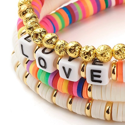 Acrylic Beads Bracelets | Bracelet Letter Beads | Acrylic Bracelet Sets | Acrylic  Jewelry - Bracelets - Aliexpress