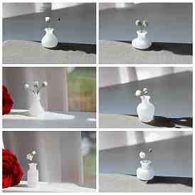 Miniature Glass Vase Bottles, Micro Landscape Garden Dollhouse Accessories, Photography Props Decorations