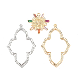 Латунные микро проложить кубического циркония подвески