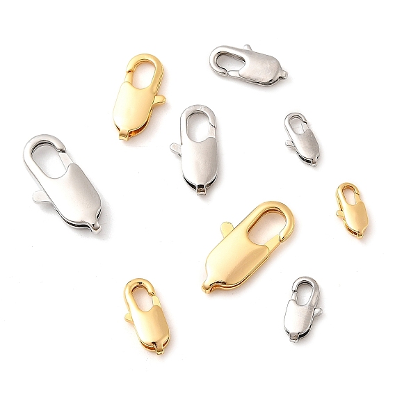 Латунные застежки, долговечный, без никеля , овальные