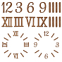 2 наборы 2 стили деревянных кабошонов, число, Набор деревянных часов в римском стиле
