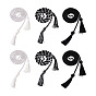 6Pcs 3 Style Polyester Tassel Big Pendant Decorations, for Graduation Ceremony