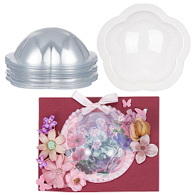 Прозрачная упаковочная коробка из ПВХ, сердце/звезда/цветок сливы