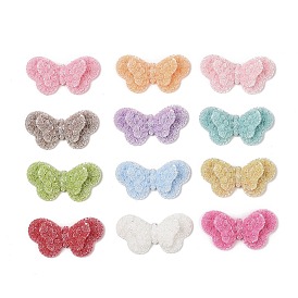 Opaque Resin Decoden Cabochons, Rose Butterfly