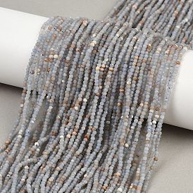 Натуральные ангельские бусины, граненые круглые