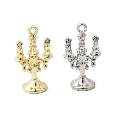 Подвески из сплава и страза, Подвески в форме подсвечника