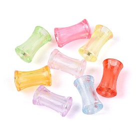 Прозрачные акриловые бусины, бамбук совместное