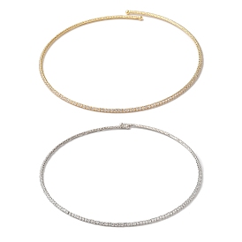 Эластичные ожерелья из латуни с цирконием, без кадмия и без свинца, долговечный