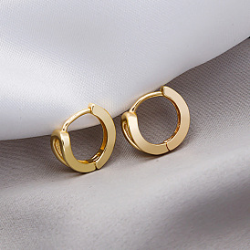 Chic Hollow Out Earrings for Women - Minimalist Punk Hip-hop Creative Ear Studs