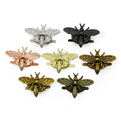 Застежки для кошелька с поворотным замком из цинкового сплава, аксессуары для кошелька diy bag, Пчелы