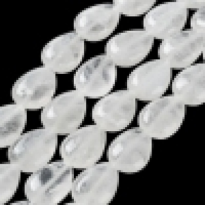 Natural Teardrop Quartz Crystal Beads Strands