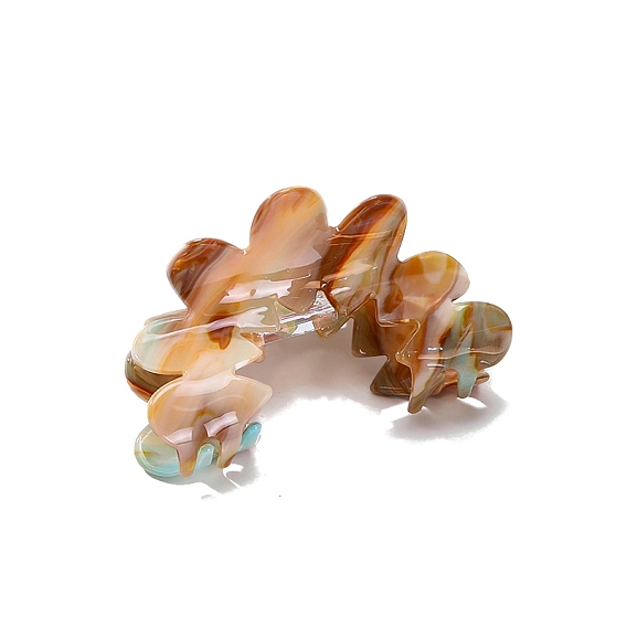 Заколки для волос в форме когтей из ацетата целлюлозы, аксессуары для волос для женщин и девочек, цветок