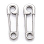 304 Stainless Steel Charms, Safety Pin