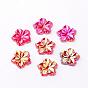 Acrylic Cabochons, AB Color Plated, Flower