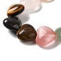 Mixed Gemstone Beads Strands, Heart