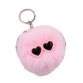 Imitation Rabbit Fur Pom-Pom Keychain, Bag Pendant Decoration