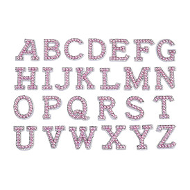 26шт. страз в виде букв от A до Z с пластиковыми тканевыми нашивками